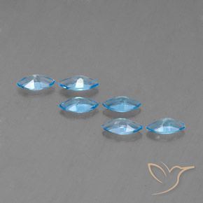 2.57캐럿 천연 스위스 블루 황옥 보석, 보석, VVS-VS