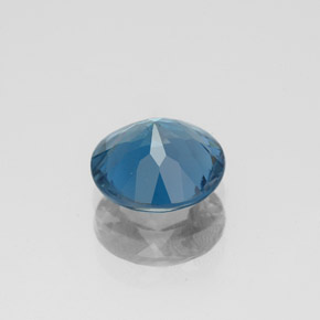 1.75캐럿 천연 런던 블루 토파즈, 라운드 컷, 7.70 mm, SI