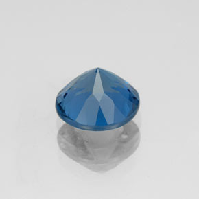 1.93캐럿 천연 런던 블루 토파즈, 라운드 컷, 7.60 mm, VS