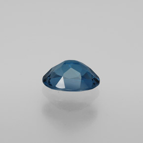 1.88캐럿 천연 런던 블루 토파즈, 타원형 컷, 8.7×6.7 mm, VS