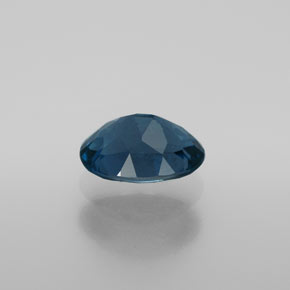 2.28캐럿 천연 런던 블루 토파즈, 타원형 컷, 9.1×7.1 mm, VS