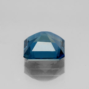 2.62캐럿 천연 런던 블루 토파즈, 에메랄드 컷, 8.1×8.1 mm, VS