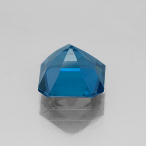 2.85캐럿 천연 런던 블루 토파즈, 에메랄드 컷, 8.1×8 mm, VS-SI
