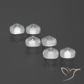 2.89캐럿 천연 하얀색 황옥 보석, 방석, VVS-VS