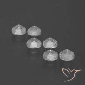 2.98캐럿 천연 하얀색 황옥 보석, 방석, VVS-VS