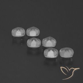 2.60캐럿 천연 클리어 화이트 황옥 보석, 방석, VVS-VS