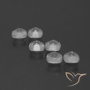 2.81캐럿 천연 클리어 화이트 황옥 보석, 방석, VVS-VS