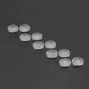 4.71캐럿 천연 클리어 화이트 토파즈 보석, 쿠션 컷, VVS-VS