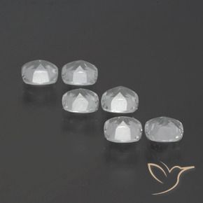 2.92캐럿 천연 하얀색 황옥 보석, 방석, VVS-VS