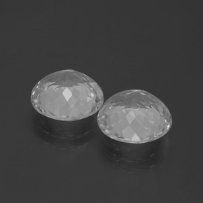 6.98캐럿 천연 화이트 토파즈 보석, 라운드 컷, 9.42 mm, VVS-VS