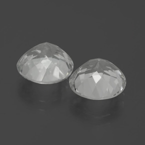 6.61캐럿 천연 화이트 토파즈 보석, 라운드 컷, 8.97 mm, VVS-VS