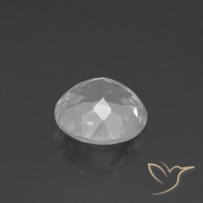 4.19캐럿 천연 클리어 화이트 황옥, 둥근, VVS-VS