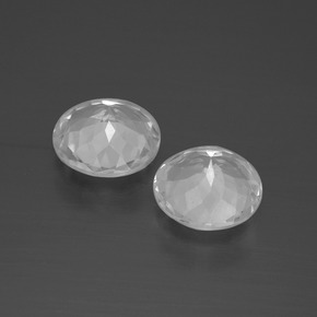 4.22캐럿 천연 화이트 토파즈 보석, 라운드 컷, 8.11 mm, VVS-VS