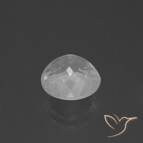 3.88캐럿 천연 하얀색 황옥, 둥근, VS