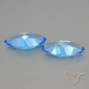 8.14캐럿 천연 스위스 블루 황옥 보석, 보석, VVS