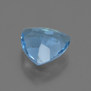 3.53캐럿 천연 스카이 블루 토파즈, 트릴리언, 9.9×9.9 mm, VVS-VS