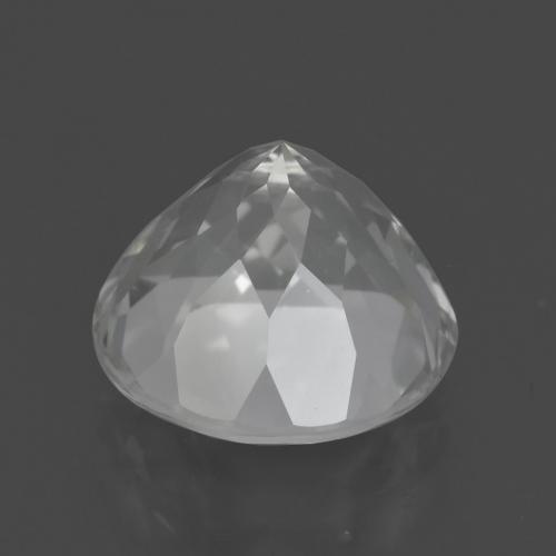 5.82캐럿 천연 화이트 토파즈, 라운드 컷, 10.41 mm, VVS