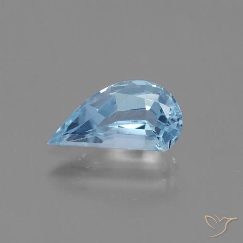 1.39ct 자연스러운 하늘색 황옥, 팬시한, VVS-VS