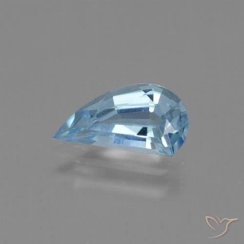 1.33ct 자연스러운 하늘색 황옥, 팬시한, VVS-VS