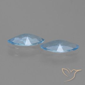 3.60캐럿 천연 하늘색 황옥 보석, 보석, VVS