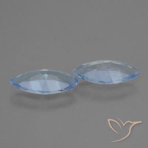 3.50캐럿 천연 하늘색 황옥 보석, 보석, VVS-VS