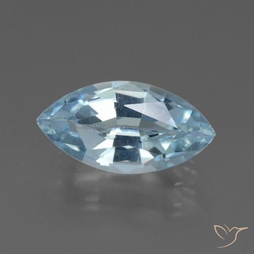 2.22ct 자연스러운 하늘색 황옥, 보석, VVS