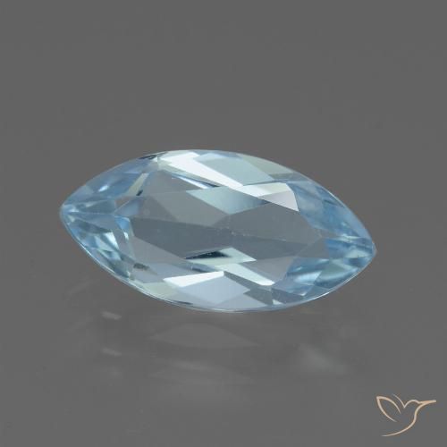 2.05ct 자연스러운 하늘색 황옥, 보석, VVS