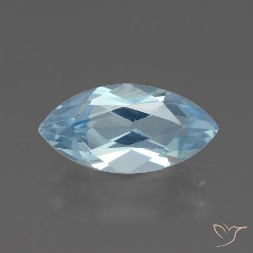 2.22ct 자연스러운 하늘색 황옥, 보석, VVS-VS