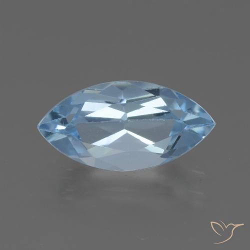 2.37ct 자연스러운 하늘색 황옥, 보석, VVS