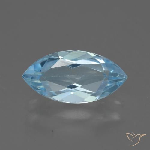 2.36ct 자연스러운 하늘색 황옥, 보석, VVS-VS