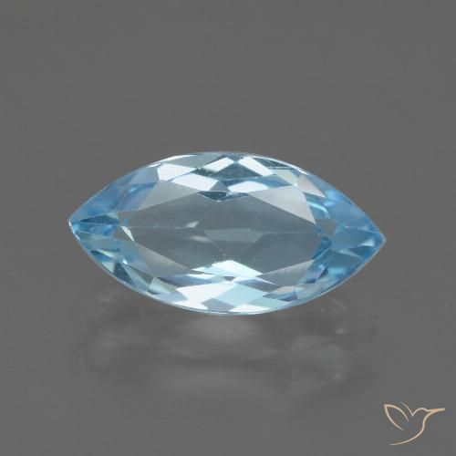 2.35ct 자연스러운 하늘색 황옥, 보석, VVS-VS
