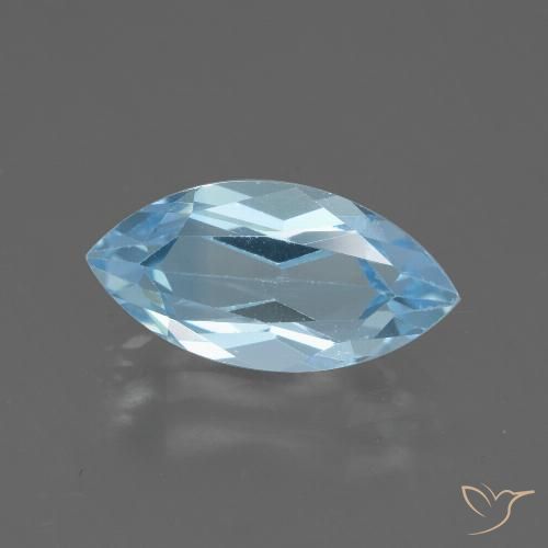 2.40ct 자연스러운 하늘색 황옥, 보석, VVS