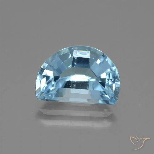 4.54ct 자연스러운 하늘색 황옥, 팬시한, VVS-VS