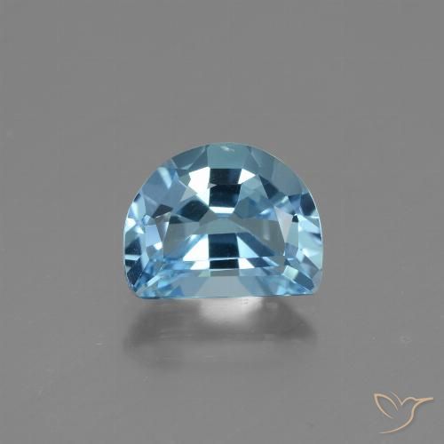 2.30ct 자연스러운 스위스 블루 황옥, 팬시한, VVS