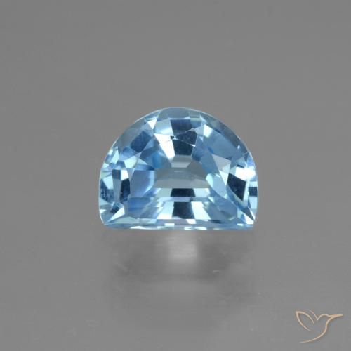 2.70ct 자연스러운 스위스 블루 황옥, 팬시한, VVS