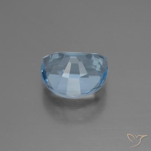 2.70캐럿 천연 스위스 블루 황옥, 팬시한, VVS