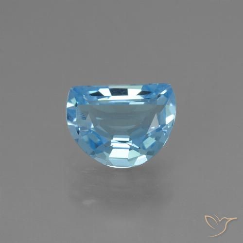 2.24ct 자연스러운 하늘색 황옥, 팬시한, VVS
