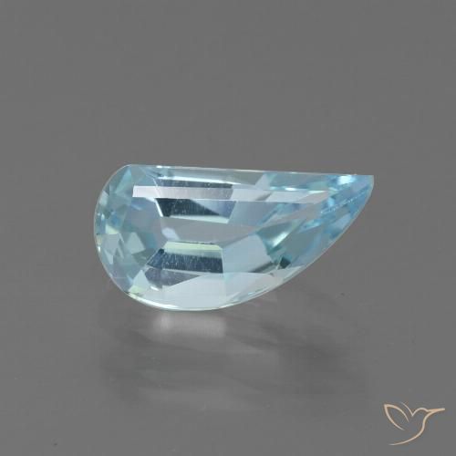 1.42ct 자연스러운 하늘색 황옥, 팬시한, VVS
