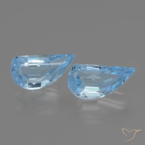 2.67ctw 자연스러운 하늘색 황옥, 팬시한, VVS