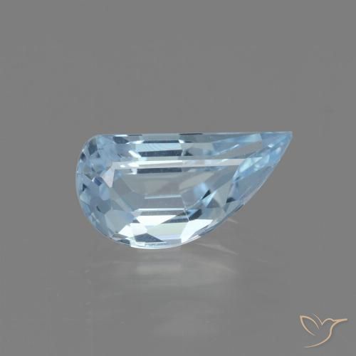 1.50ct 자연스러운 스위스 블루 황옥, 팬시한, VVS