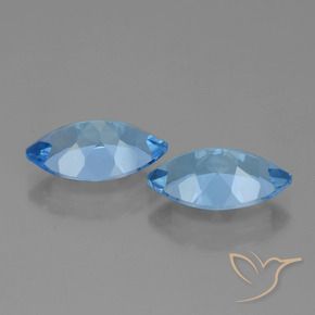 8.76캐럿 천연 스위스 블루 황옥 보석, 보석, VVS-VS