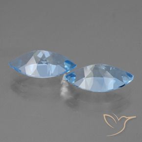 8.18캐럿 천연 스위스 블루 황옥 보석, 보석, VVS