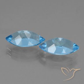 8.49캐럿 천연 스위스 블루 황옥 보석, 보석, VVS