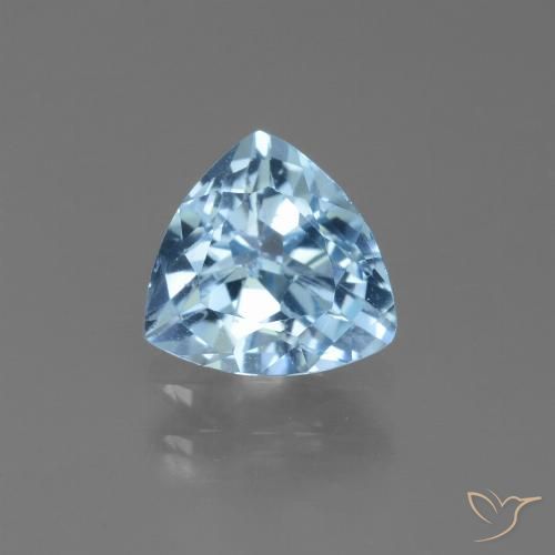 1.42ct 자연스러운 하늘색 황옥, 일조, VS