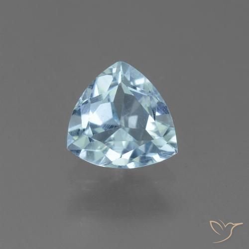 1.17ct 자연스러운 하늘색 황옥, 일조, VS