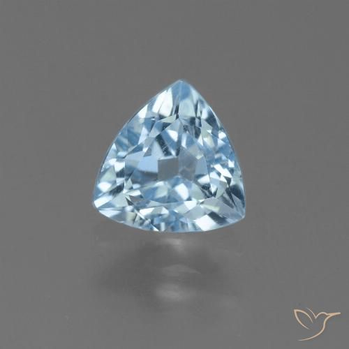1.34ct 자연스러운 하늘색 황옥, 일조, VS