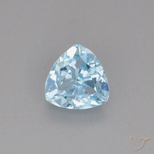 1.45ct 자연스러운 하늘색 황옥, 일조, VS