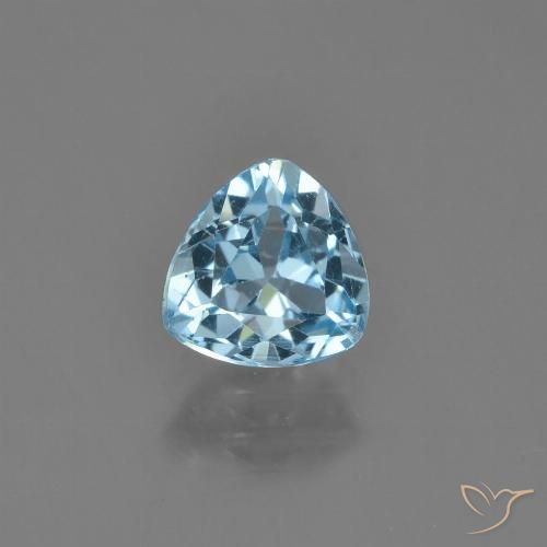 1.46ct 자연스러운 스위스 블루 황옥, 일조, VS