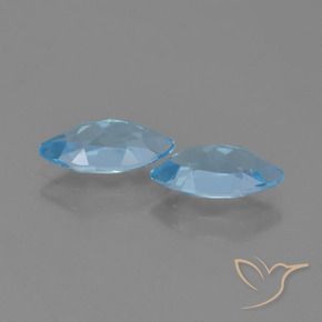 2.65캐럿 천연 스위스 블루 황옥 보석, 보석, VVS-VS