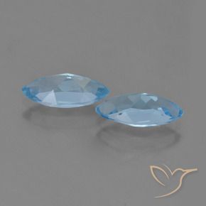 2.60캐럿 천연 스위스 블루 황옥 보석, 보석, VVS-VS